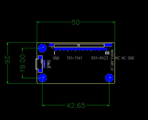 ILITEK2511 Contrôleurs à écran tactile avec interface IIC