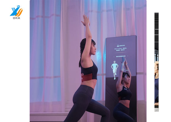Vente d'usine personnalisable multi-touch projeté capacitif (PCAP) écran tactile panneau imperméable à l'eau imperméable à l'huile Smart Mirror Panneau tactile pour le club de fitness et Smart Home salle de bain écran tactile lumière miroir