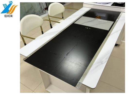 Écran tactile LED personnalisable Smart Mirror avec différents systèmes d'exploitation Structure G+G imperméable à l'eau pour la maison intelligente Salle de bains