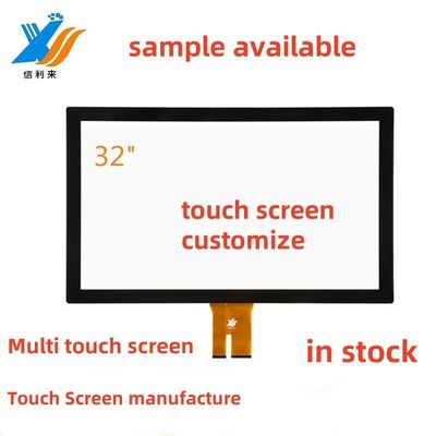 Moniteur tactile infrarouge noir personnalisable de 43 pouces avec large plage de température