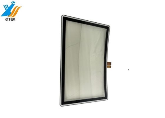 Personnalisez 10 touches Panneau tactile incurvé Écran imperméable à l'eau imperméable à l'huile Anti-UV AR AF AG stylo LCD tactile Moniteur pour affichage commercial Machines de divertissement jeux jukeboxes