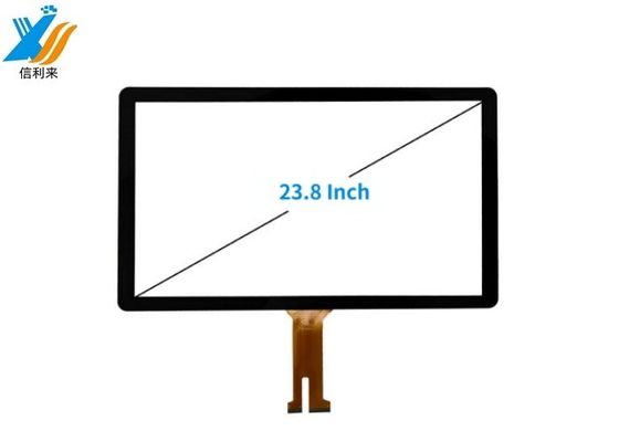 Moniteur tactile infrarouge noir personnalisable de 43 pouces avec large plage de température
