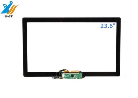 Panneau tactile capacitif USB industriel pour verre tactile capacitif de 23,8 pouces