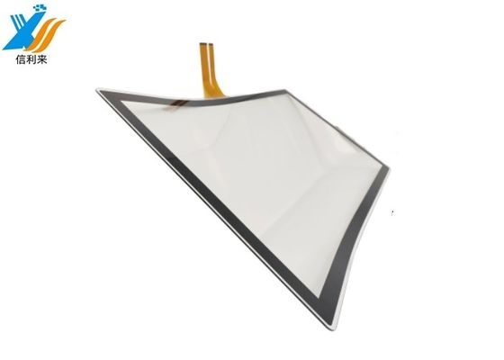 Temps de réponse rapide et flexibilité pliable Panneau tactile incurvé capacitif avec technologie tactile
