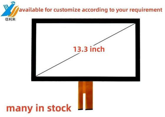 Un bon prix. 13.3 pouces Multi touch projeté capacitif (PCAP) GG panneau d'écran tactile imperméable à l'eau imperméable à l'huile stylo tactile LCD Affichage LED Moniteur AR AG AF Personnalisé pour tablette PC éducation médicale ATMS Transport en ligne