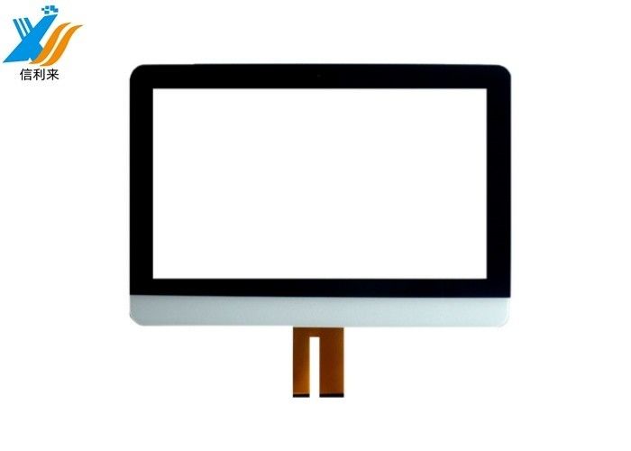 Panneau tactile capacitif projeté personnalisé de 14 pouces avec interface USB imperméable à l'eau imperméable à l'huile Anti-UV AR AG AF