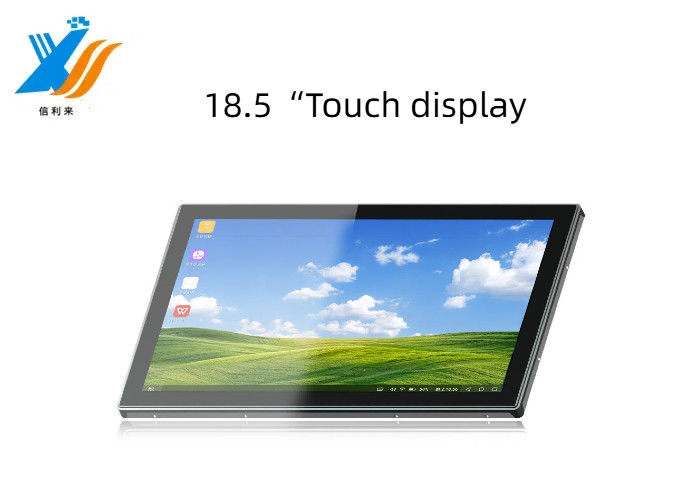 Écran tactile PCAP personnalisé de 18,5 pouces Moniteur avec panneau tactile G + G Industrial Smart home tapis de course médical