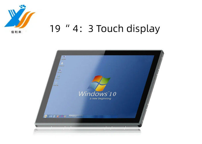 Personnaliser 19 " multi-touch projeté capacitif (PCAP) écran tactile imperméable à l'eau imperméable à l'huile Anti-UV AR AG AF stylo tactile écran LCD LED Moniteur VGA HDMI pour l'éducation médicale commerciale industrielle