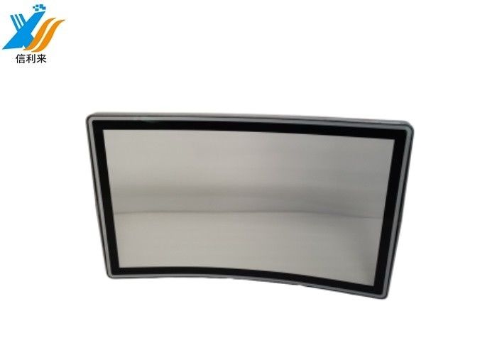 Personnalisez 10 touches Panneau tactile incurvé Écran imperméable à l'eau imperméable à l'huile Anti-UV AR AF AG stylo LCD tactile Moniteur pour affichage commercial Machines de divertissement jeux jukeboxes