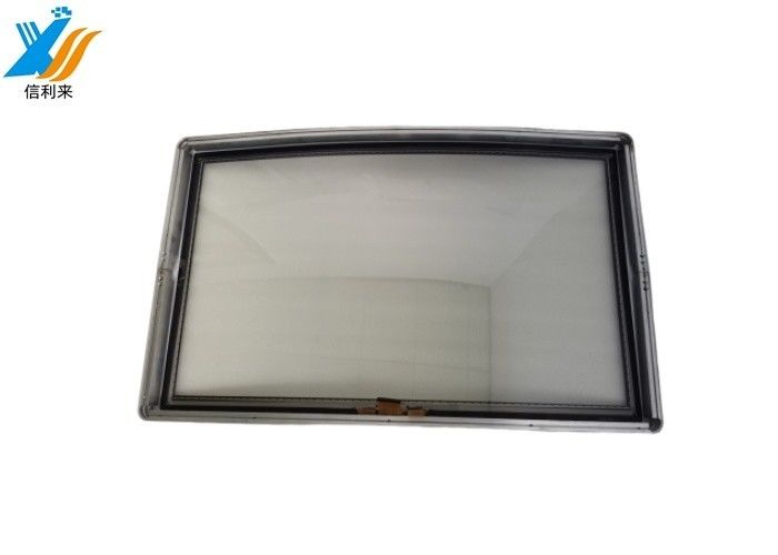 Écran tactile capacitif incurvé personnalisé 32" imperméable à l'eau imperméable à l'huile Anti-UV AR/AF/AG