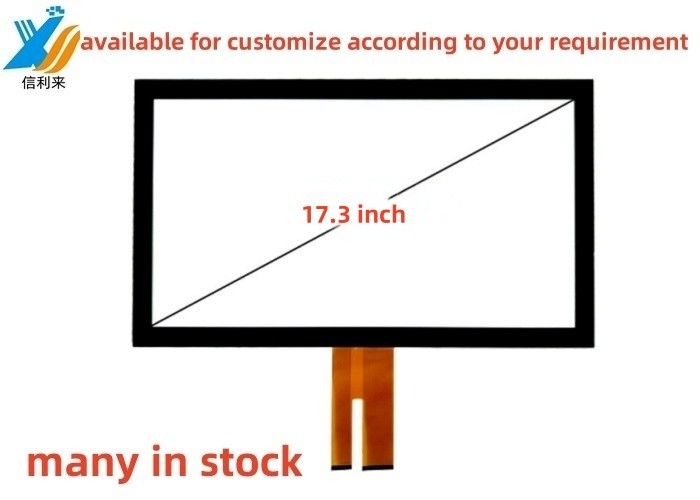 17.3" Multi-touch projeté capacitif (PCAP) GG panneau d'écran tactile AR AG imperméable à l'eau à l'huile stylo à l'épreuve du toucher gant tactile Tft affichage LCD LED Moniteur personnalisé pour tablette industrielle PC tapis roulant éducation