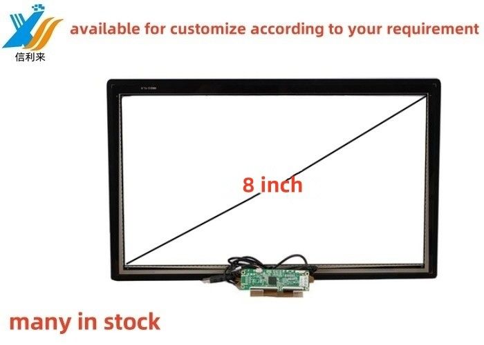 8 pouces multi-touch projeté USB capacitif (PCAP) GG GFF ITO écran tactile panneau Tft affichage LCD LED Moniteur personnalisé AR AG AF anti-UV imperméable à l'eau gant imperméable à l'huile stylo tactile tablette jeux d'éducation PC