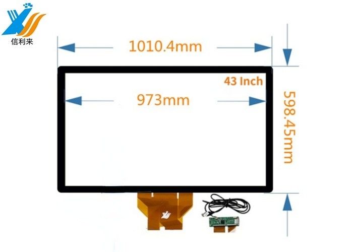 Panneau tactile capacitif multi-touch personnalisable avec moniteur BOE LG IC pour mur vidéo interactif HMI éducation kiosque en libre-service tablettes caisse POS