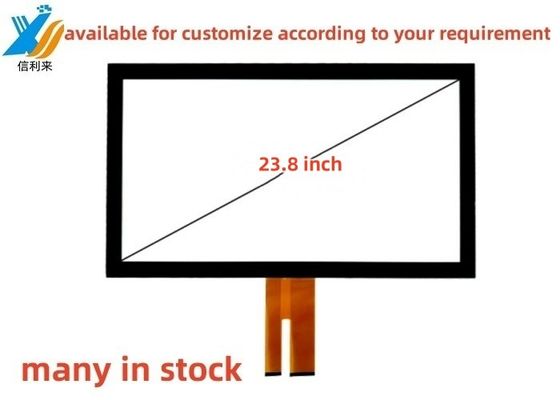 Un bon prix. 23.8 pouces multi-touch USB projeté capacitif (PCAP) GG GFF écran tactile panneau AR AG AF imperméable à l'eau imprimante à l'huile imprimante tactile affichage LCD LED moniteur personnalisé pour l'éducation médicale industrielle vente au détail en ligne