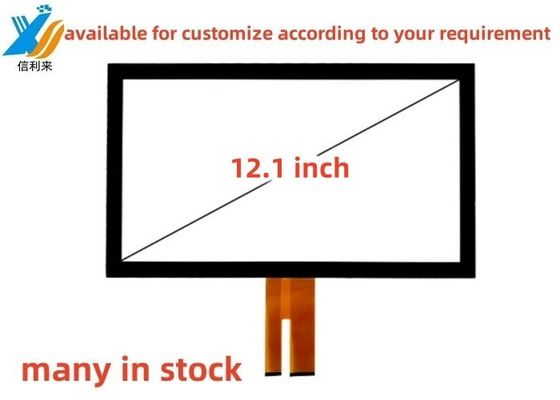 Un bon prix. 12.1 pouces Multi-touch projeté capacitif (PCAP) GG GFF écran tactile panneau imperméable à l'eau imperméable à l'huile stylo tactile personnalisé écran LCD LED moniteur AR AG AF pour tablette PC industriel éducation médicale banque en ligne